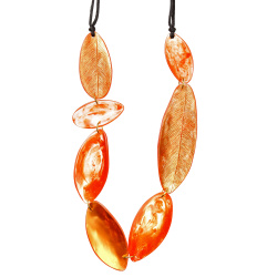 Šperky ZSISKA - Náhrdelník MAJESTIC 7 - oranžový