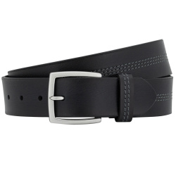 Lindenmann - módne doplnky pre mužov a ženy - Kožený opasok LINDENMANN 1000379 čierny