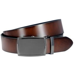 Lindenmann - módne doplnky pre mužov a ženy - Kožený opasok LINDENMANN 1005065 hnedý