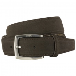 Lindenmann - módne doplnky pre mužov a ženy - Kožený opasok Lindenmann 7331 tmavo hnedý