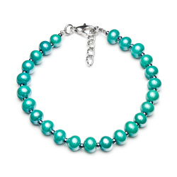 Šperky Milefiori - Náramok PERALDI - tyrkysový