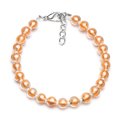 Šperky Murano Millefiori - Náramok PERALDI - medený