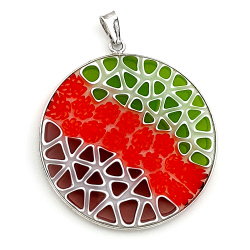 Šperky Prívesok Millefiori 36 mm - 02