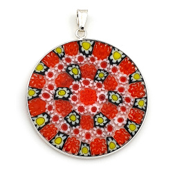 Prívesok Millefiori 36 mm - 04