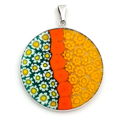Šperky Prívesok Millefiori 36 mm - 11