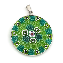 Šperky Prívesok Millefiori 32 mm - 01