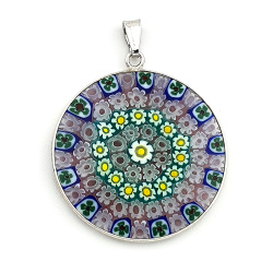 Šperky Prívesok Millefiori 32 mm - 02