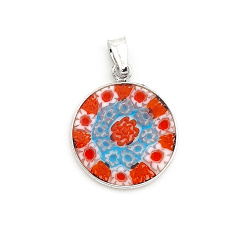 Šperky Prívesok Millefiori 18 mm - 10