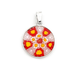 Šperky Prívesok Millefiori 18 mm - 11