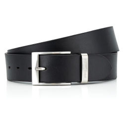 Lindenmann - módne doplnky pre mužov a ženy - Kožený opasok Pierre Cardin 1070255 čierny