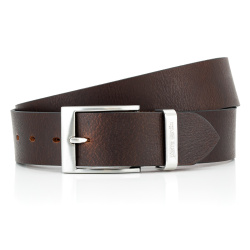Lindenmann - módne doplnky pre mužov a ženy - Kožený opasok Pierre Cardin 1070255 tmavo hnedý