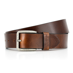 Lindenmann - módne doplnky pre mužov a ženy - Kožený opasok Pierre Cardin 1070436 tmavo hnedý