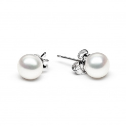 Šperky Gaura Pearls -Náušnice PERLA -biele- 6–7mm