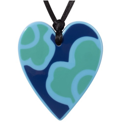 Šperky ZSISKA - Náhrdelník PRIMA HEART - modro-tyrkysový