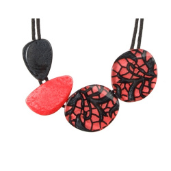 Šperky ZSISKA - Náhrdelník PEACE 4 - ružový