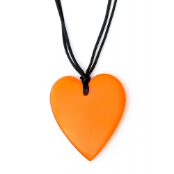 Šperky ZSISKA - Náhrdelník HEART - oranžový