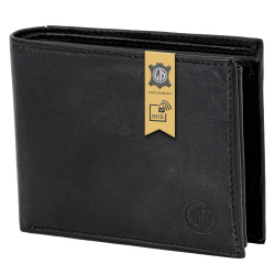 Lindenmann - módne doplnky pre mužov a ženy - Kožená peňaženka LINDENMANN RFID 6090021 čierna