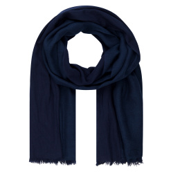 Lindenmann - módne doplnky pre mužov a ženy - Pánsky šál LINDENMANN 6300110 bavlnený modrý