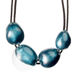 Šperky ZSISKA - Náhrdelník LUXUS25 4 - modrý