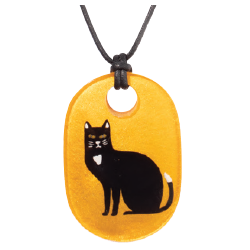 Šperky ZSISKA - Náhrdelník MICKEY - žltý