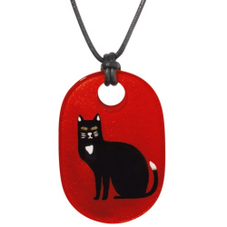 Šperky ZSISKA - Náhrdelník MICKEY - červený