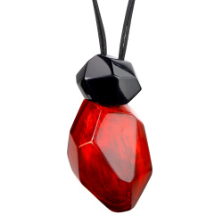 Šperky ZSISKA - Náhrdelník EMPRESS 2 červeno-čierny