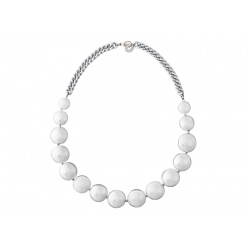 Šperky MURANO Antica Murinna  - Náhrdelník Audrey 5 - biely