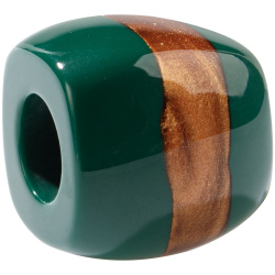 Šperky ZSISKA - Náhrdelník - Korálka MUSEE - zaleno-medená