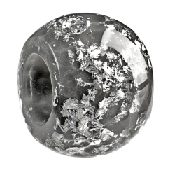 Šperky ZSISKA - Náhrdelníky - Korálka GLITZ - sivá