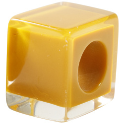 Šperky ZSISKA - Náhrdelník - Korálka CHILL kocka - žltá