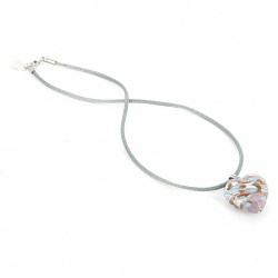 Šperky Murano Millefiori - Náhrdelník LETICIA - žltá
