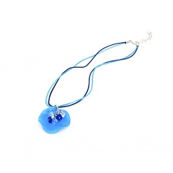 Šperky Murano Millefiori - Náhrdelník ZOLA - tyrkysový