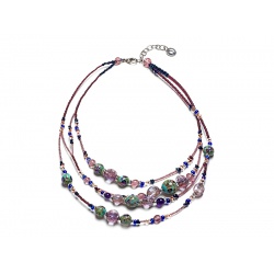 Šperky MURANO Antica Murinna  - Náhrdelník Elizabeth 1 - tyrkysový