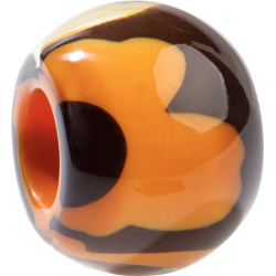 Šperky ZSISKA - Náhrdelník - Korálka MUSEE - oranžovo-hnedá