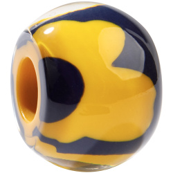 Šperky ZSISKA - Náhrdelník - Korálka MUSEE - modro-žltá