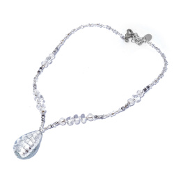 Šperky Murano Millefiori - Náhrdelník IVONA - zlatý