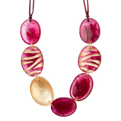 Šperky ZSISKA - Náhrdelník LILITH 7 ružový