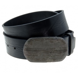 Lindenmann - módne doplnky pre mužov a ženy - Kožený opasok Lindenmann ArtBelt 590088 čierny