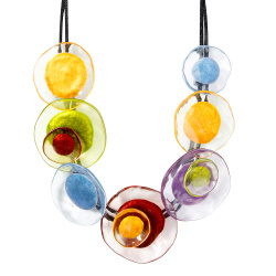 Šperky ZSISKA - Náhrdelník FLORA PRUE 7 farebný