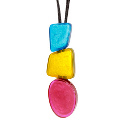 Šperky ZSISKA - Náhrdelník GLOW PRUE 3 farebný