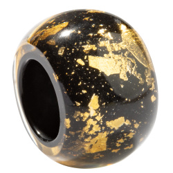 Šperky ZSISKA - Náhrdelník - Korálka GLAM - čierno-zlatá