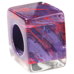 Šperky ZSISKA - Náhrdelník - Korálka GLAM - fialovo-ružová