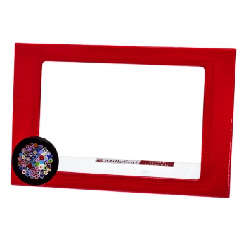 Šperky Murano Millefiori - Fotorámik TOSCANA červená - 9x13m