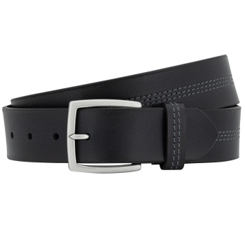 Lindenmann - módne doplnky pre mužov a ženy - Kožený opasok LINDENMANN 1000379 čierny