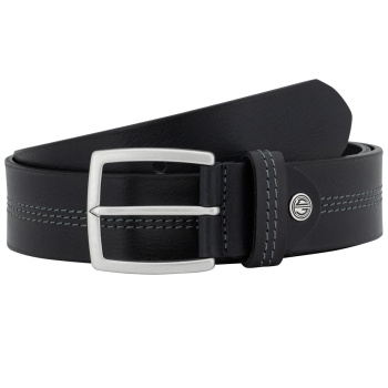 Lindenmann - módne doplnky pre mužov a ženy - Kožený opasok LINDENMANN 1000379 čierny