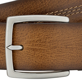 Lindenmann - módne doplnky pre mužov a ženy - Kožený opasok LINDENMANN 1000379 koňakovo hnedý