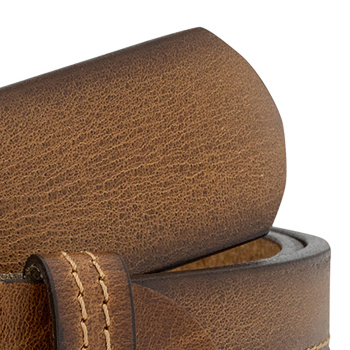 Lindenmann - módne doplnky pre mužov a ženy - Kožený opasok LINDENMANN 1000379 koňakovo hnedý