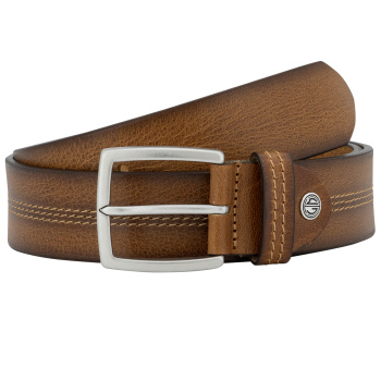 Lindenmann - módne doplnky pre mužov a ženy - Kožený opasok LINDENMANN 1000379 koňakovo hnedý