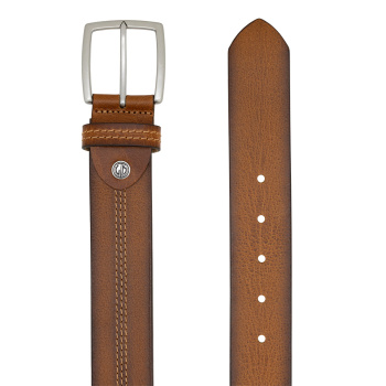 Lindenmann - módne doplnky pre mužov a ženy - Kožený opasok LINDENMANN 1000379 koňakovo hnedý