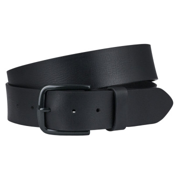 Lindenmann - módne doplnky pre mužov a ženy - Kožený opasok LINDENMANN 1000458 čierny